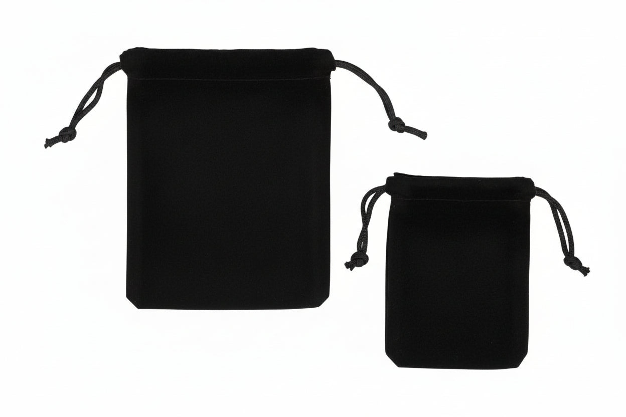 Velour Drawstring Pouch Large