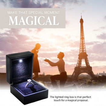 Leatherette LED Ring Box