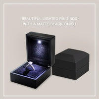 Leatherette LED Ring Box
