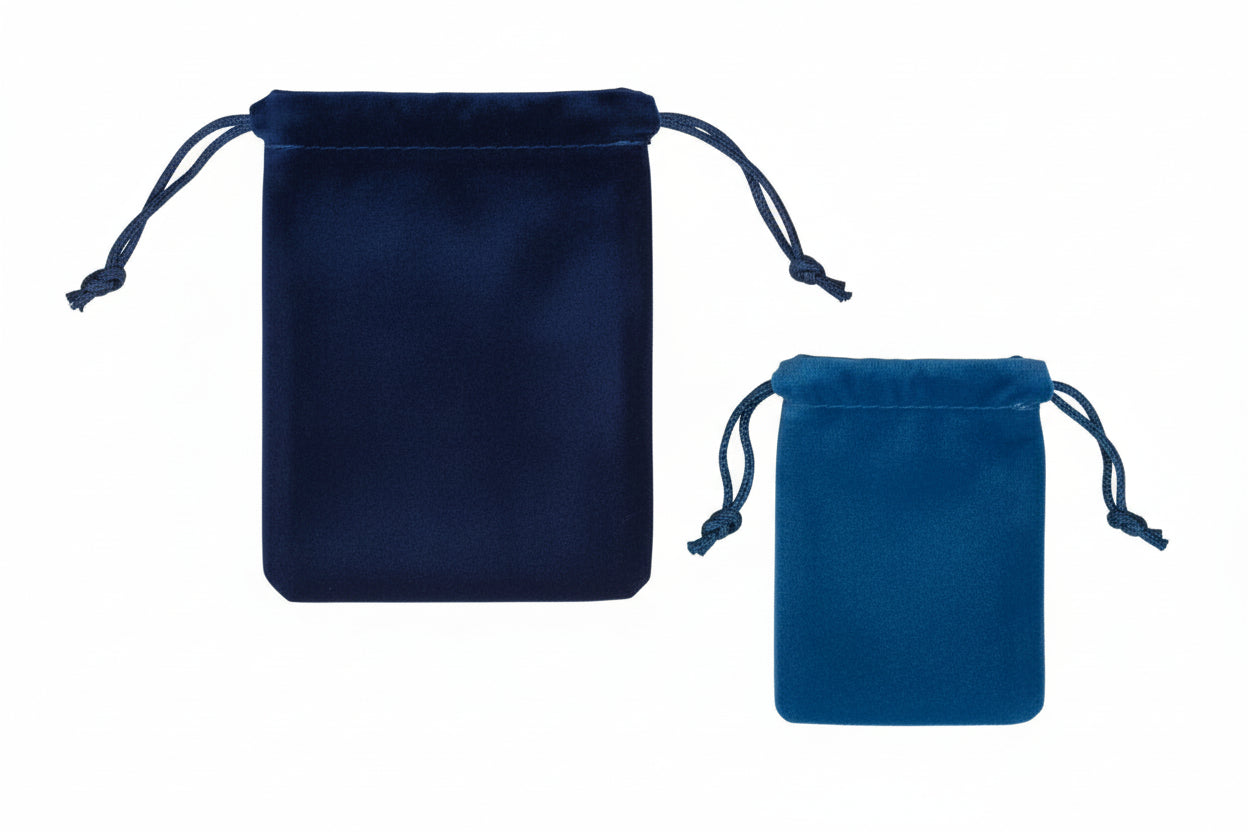 Velour Drawstring Pouch Large