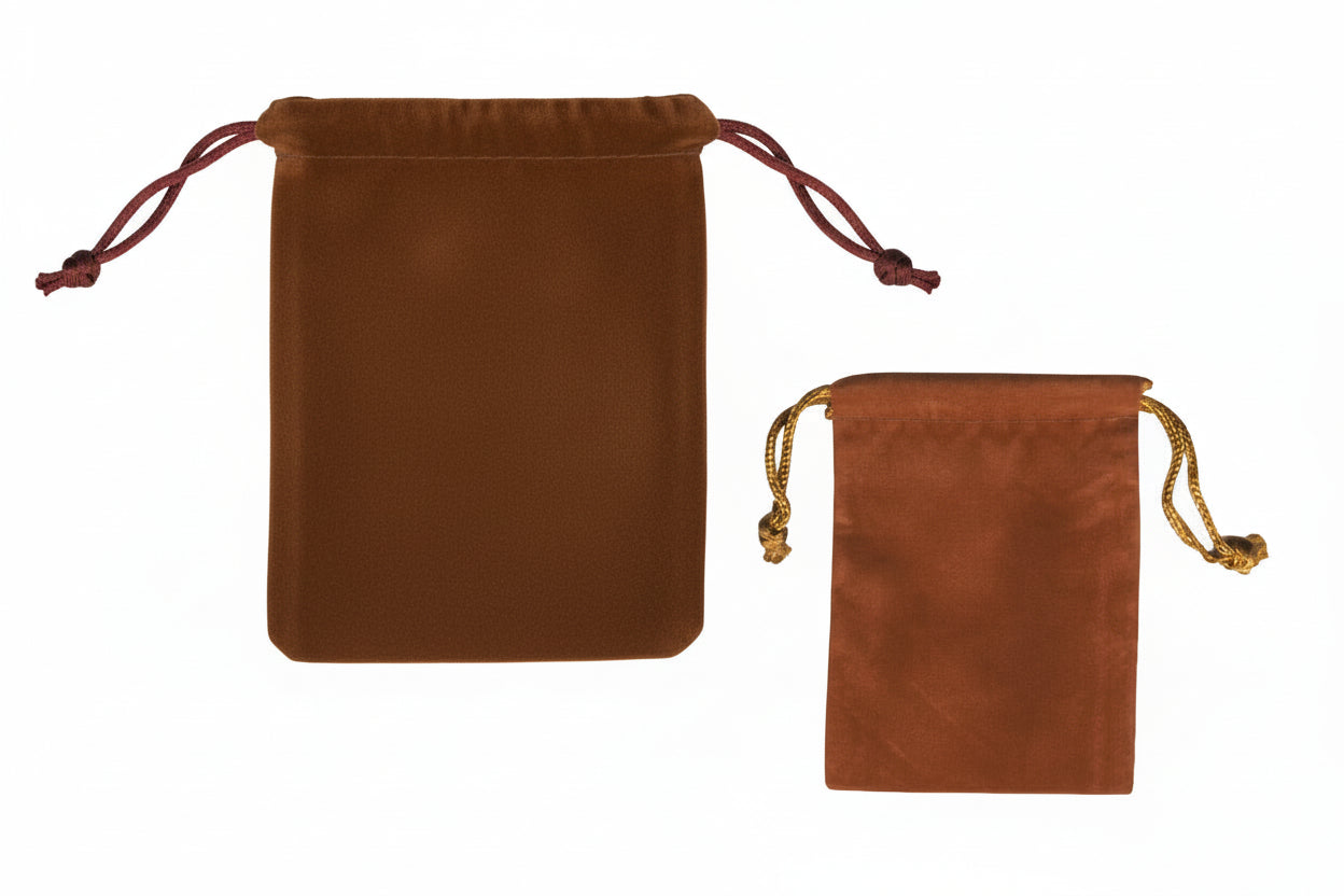 Velour Drawstring Pouch Large
