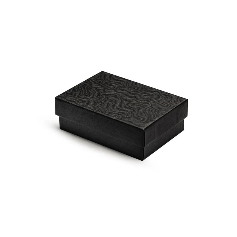 Black textured box 