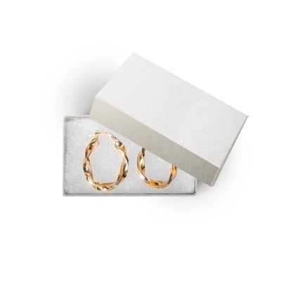 White Cotton Filled Boxes  2.5