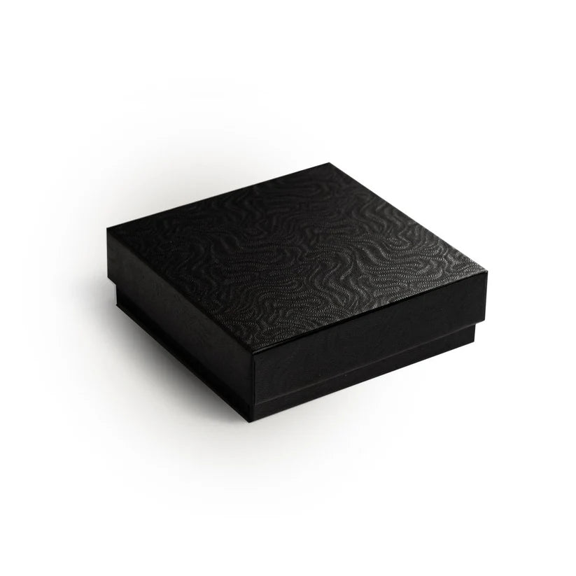 Black textured box 