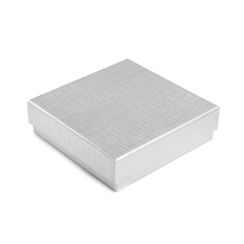 Silver textured box 