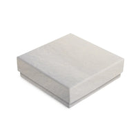 White textured jewelry box 