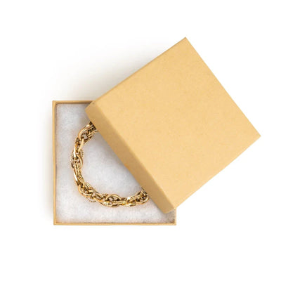 Kraft Cotton Filled Boxes 3 1/2 