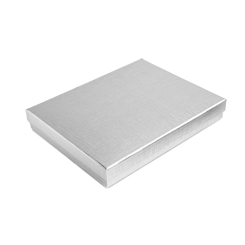 Silver rectangular metal block 