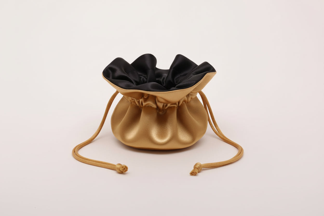 Reversible Satin Flower Wrapper Small