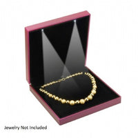 Leatherette LED Necklace Box