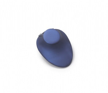 Navy Blue Leatherette Small Neckform