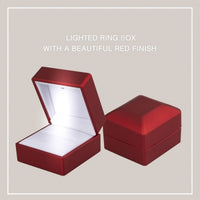 Leatherette LED Ring Box