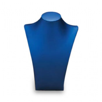 Navy Blue Leatherette Large Neckform