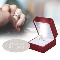 Leatherette LED Ring Box