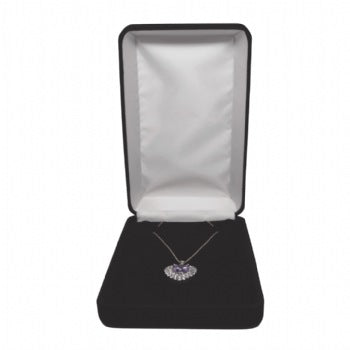 Black Rich Velveteen Necklace Box