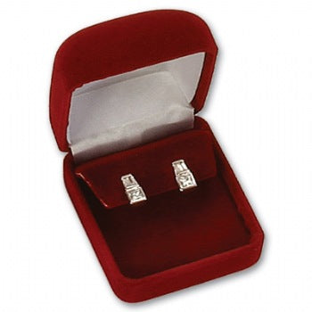 Velour Metal Drop Earring Box