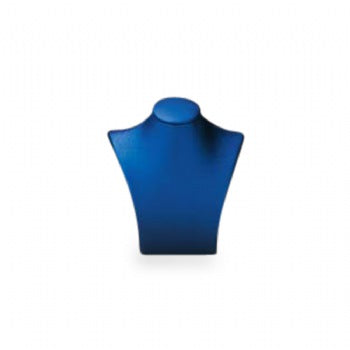 Navy Blue Leatherette Small Neckform