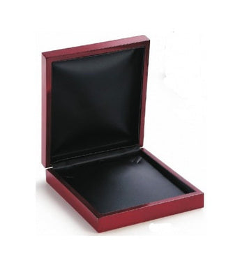 Mahogany Wood Necklace Box