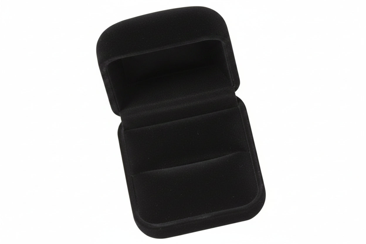 Black color ring box