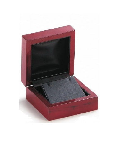 Mahogany Wood Earring/Pendant Box
