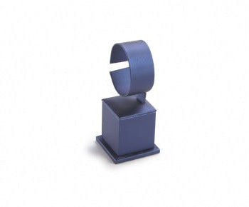 Navy Blue Leatherette Medium Watch Stand
