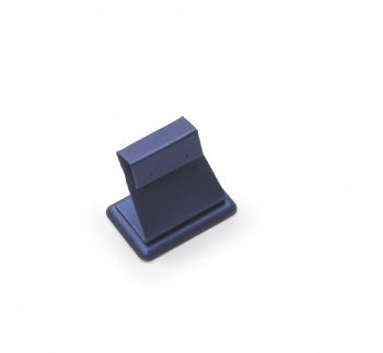 Navy Blue Leatherette Short Earring Stand