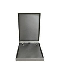 Silver Leatherette Necklace Box