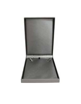 Silver Leatherette Necklace Box