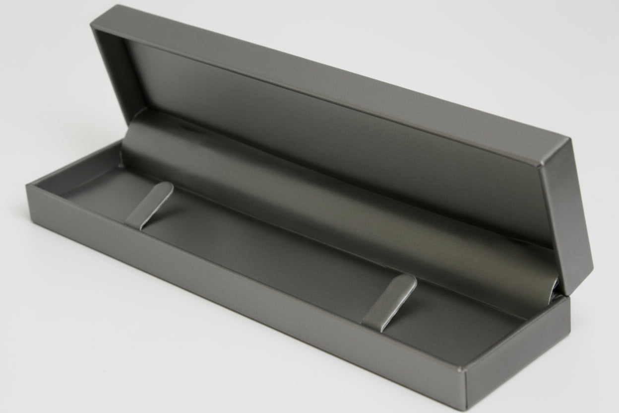 Silver Leatherette Bracelet Box
