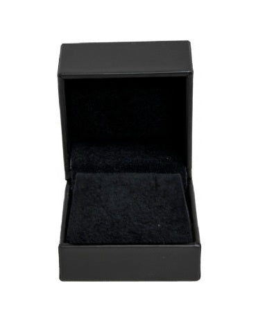 Black Leatherette Earring Box
