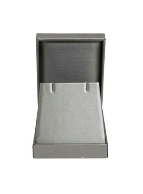 Silver Leatherette X-Large Pendant Box