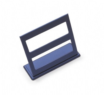 Navy Leatherette 8 Pairs Earring Display