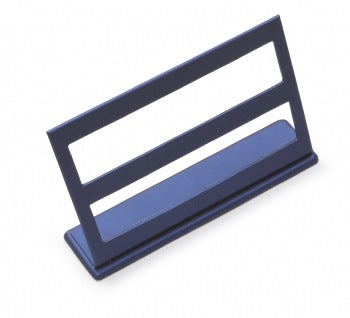 Navy Blue Leatherette 12 Pairs Earring Display