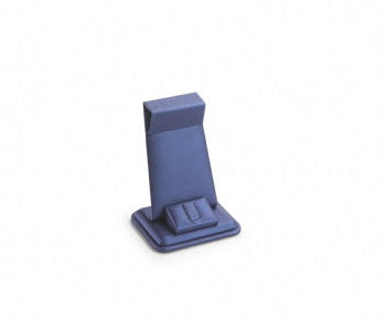 Navy Blue Leatherette Earring/Ring Stand