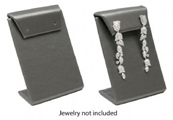 Steel Gray Leaning Drop Earring Jewelry Display Stand