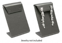 Steel Gray Leaning Drop Earring Jewelry Display Stand