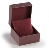 Burgundy Leatherette Watch/Bangle Box