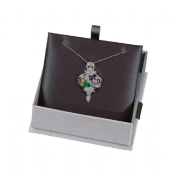 Elegant Bowtie Box Pendant / Earring