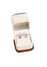 Rosewood Veneer Premium Wood Earring Box