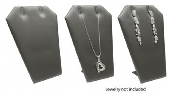 Steel Gray Leaning Earring/Pendant Jewelry Display Stand