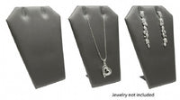 Steel Gray Leaning Earring/Pendant Jewelry Display Stand
