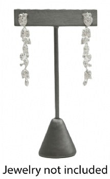 Steel Gray Earring Tree T-Bar Display Stand Small