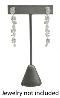 Steel Gray Earring Tree T-Bar Display Stand Small