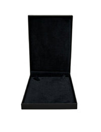 Black Leatherette Necklace Box