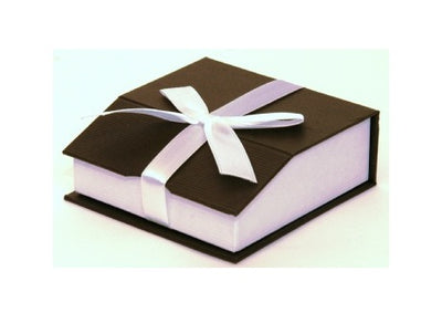 Linen Paper Utility/Large Pendant Box with Magnetic Closure