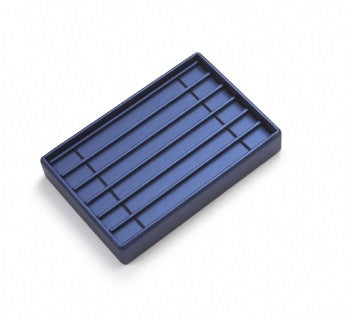 Navy Blue Leatherette 6 Bracelet Tray