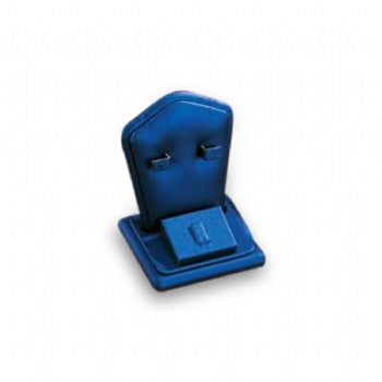 Navy Blue Leatherette Ring/Earring/Pendant Stand