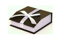 Linen Paper Bangle/Watch Box with Magnetic Closure