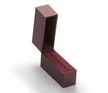 Burgundy Leatherette Bangle Box
