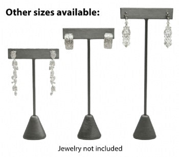 Steel Gray Earring Tree T-Bar Display Stand Small